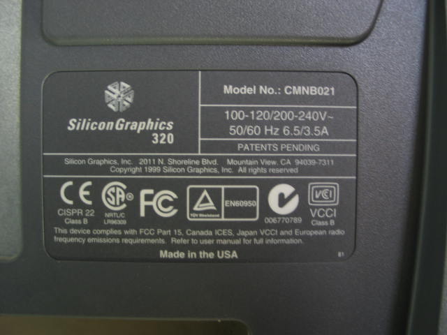 その３８：日本SGI Silicon Graphics 320 PART1 孤高のワーク